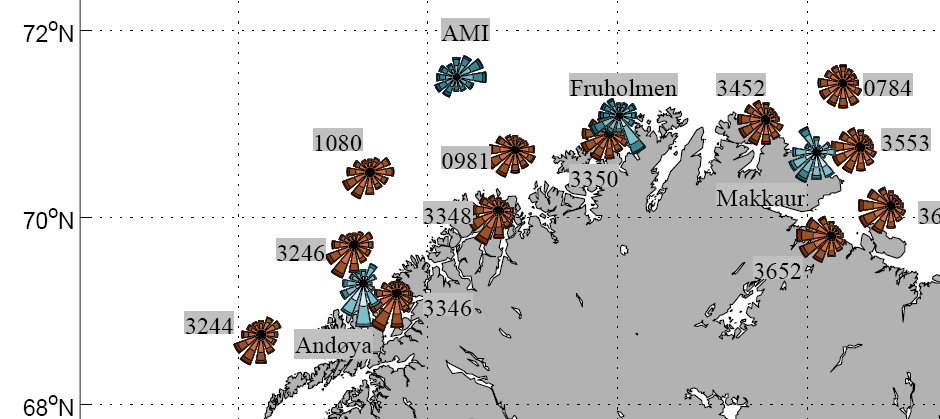 Offshore vindkraft: Bunnfast: Stort potensial, men Nordland har mer avhengig av dybde (20 50 m) og avstand til land og øyer (1 10 km) Flytende: Gode vindressursestimat i Nordsjøen,