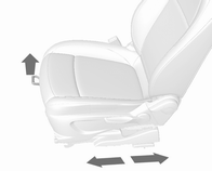 34 Seter og sikkerhetsutstyr Sitt med skuldrene så tett inntil seteryggen som mulig. Juster bakseteryggen slik at du lett når rattet med armene litt bøyd.