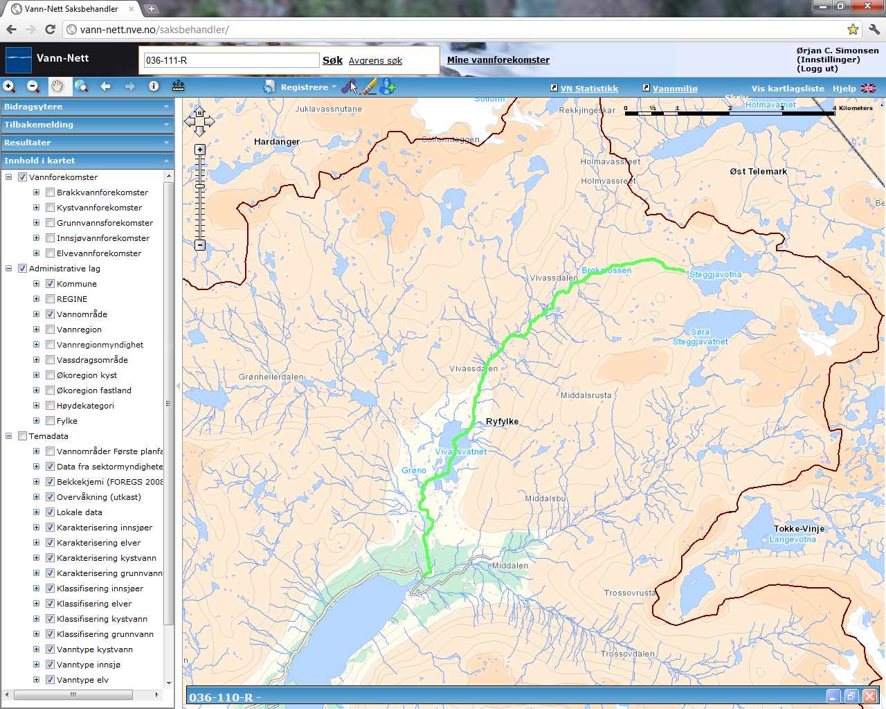 Vivassdalen (036-110-R) Liten, svært kalkfattig, klar