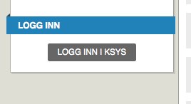 1. Hvordan logge inn i KSYS Gå til fylkets- eller kommunens KSYS-side. Nederst til venstre finner du boksen for Logg inn. Skriv inn ditt brukernavn og passord.