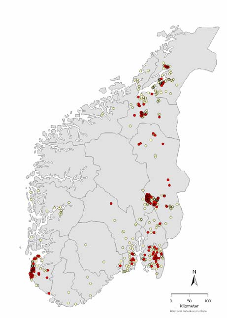 Det var regionale forskjeller i andelen positive flokker og besetninger (Tabell 1 og Figur 2). Tabell 1. Campylobacter positive slaktekyllingbesetninger og -flokker i Norge i 2006.