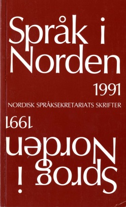 Sprog i Norden Titel: Forfatter: Kilde: URL: Språksamarbeid i Norden 1990 Ståle Løland Sprog i Norden, 1991, s. 100-106 http://ojs.statsbiblioteket.dk/index.