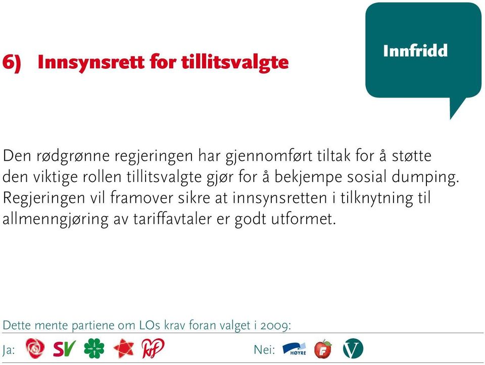 for å bekjempe sosial dumping.