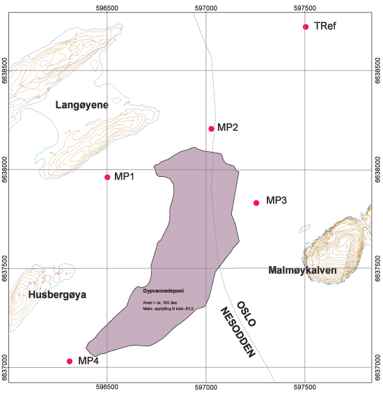 2.4 Kontroll av sjøbunn etter mudring Rapport nr.: 20051785-44 Side: 6 / Rev.: 0 Etter at mudringen er gjennomført skal den nye sjøbunnen tilfredsstille gitte kvalitetskrav.