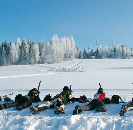 Det gis ikke tilbud til jegerklassen i landsdelskretsmesterskap og på landsskytterstevnet. SPESIELT FOR FINFELT Det aller meste av anbefalinger i denne veiledning gjelder både for finfelt og grovfelt.