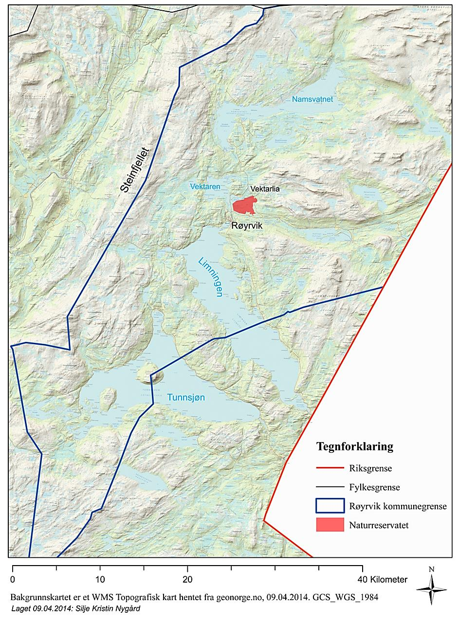 3. Materiale og metode 3.1. Områdebeskrivelse Husvika og Vektarbotn naturreservat er et cirka 4 km² stort område som ble vernet i 1984. Omkring 2,7 km² av arealet er landareal (Lovdata, 1984).