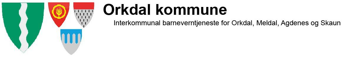 Fylkesmannen i Sør-Trøndelag Postboks 4710 Sluppen 7468 Trondheim Orkanger 17.6.2015 Vedr. tilsyn med fosterhjemsarbeidet i den interkommunale barneverntjenesten for Orkdal, Meldal, Agdenes og Skaun.