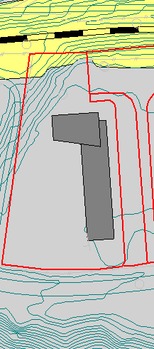 4.3 Støynivå på utendørs oppholdsareal 4.3.1 Jernbane Boliger: Figur 8 viser støynivå i snitt gjennom hele døgnet, L den, på uteareal i 1,5 meters høyde uten skjermende tiltak.