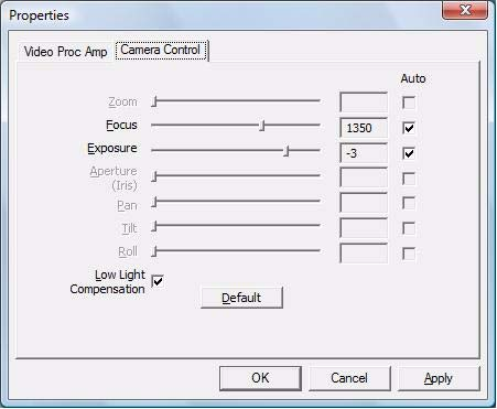 Justere kamerainnstillinger 1 Gjør ett av følgende: Dobbeltklikk på ikonet for WebCam Companion på Windows-skrivebordet, klikk på WebCam Settings (Innstillinger) -ikonet.