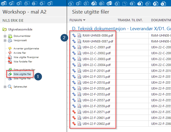 esam/byggeweb Rolleveiledning: Utgiver og Fordeler (Bane NOR) side 9/10 1.