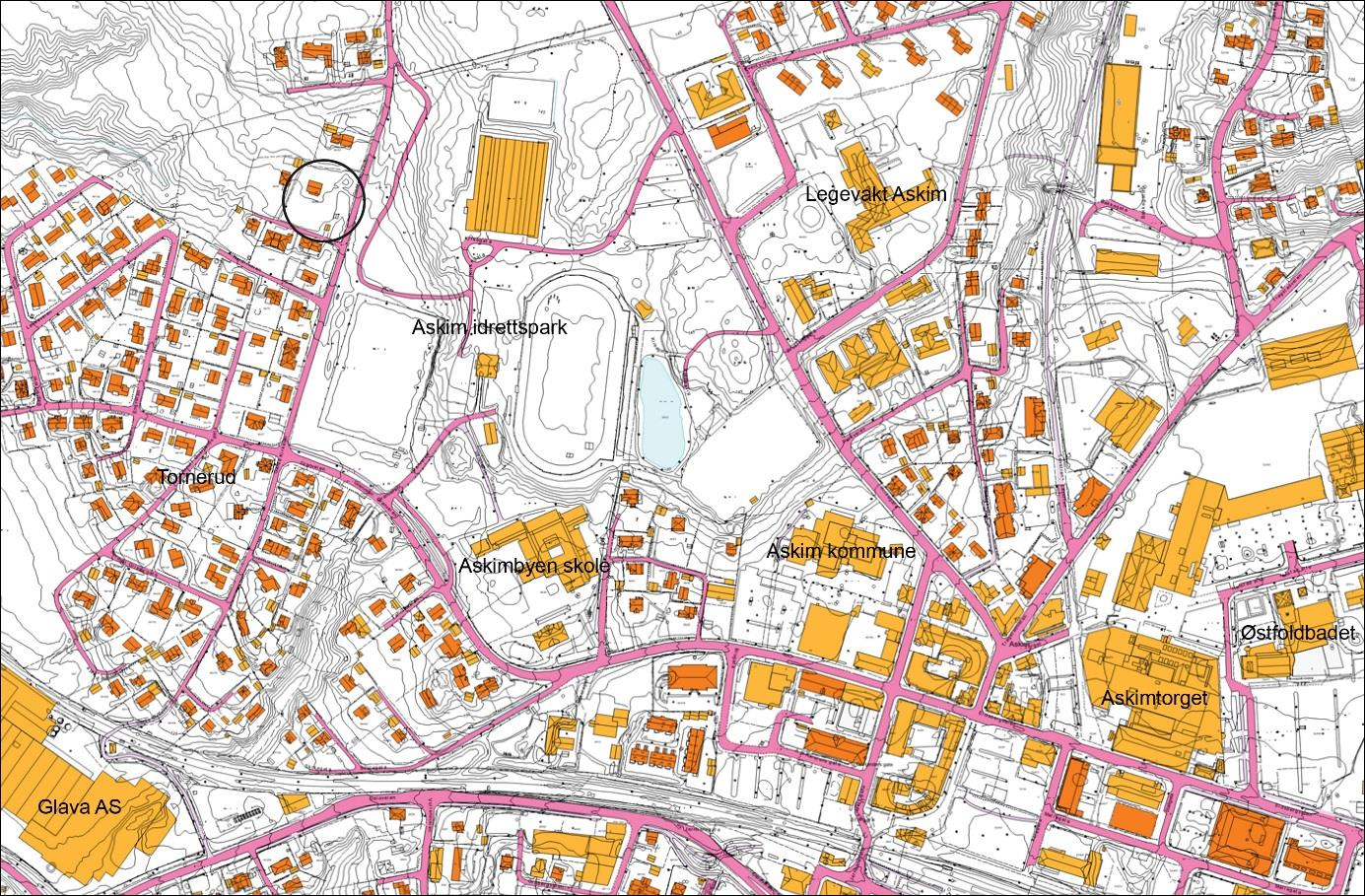 Figur 2.2 Planområdets beliggenhet 2.