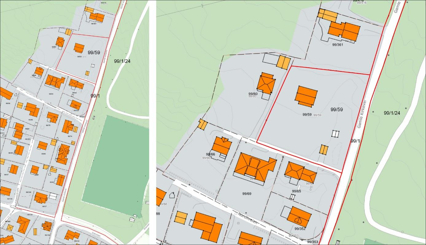 5. BESKRIVELSE AV PLANOMRÅDET 5.1 AVGRENSING OG STØRRELSE Planområdet ligger på Tornerud, et sentralt beliggende boligområde i Askim.