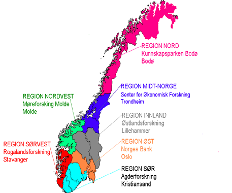 % Sysselsetting etter næring Region Midt-Norge og hele landet I prosent av samlet sysselsetting (. kvartal ) % Off.