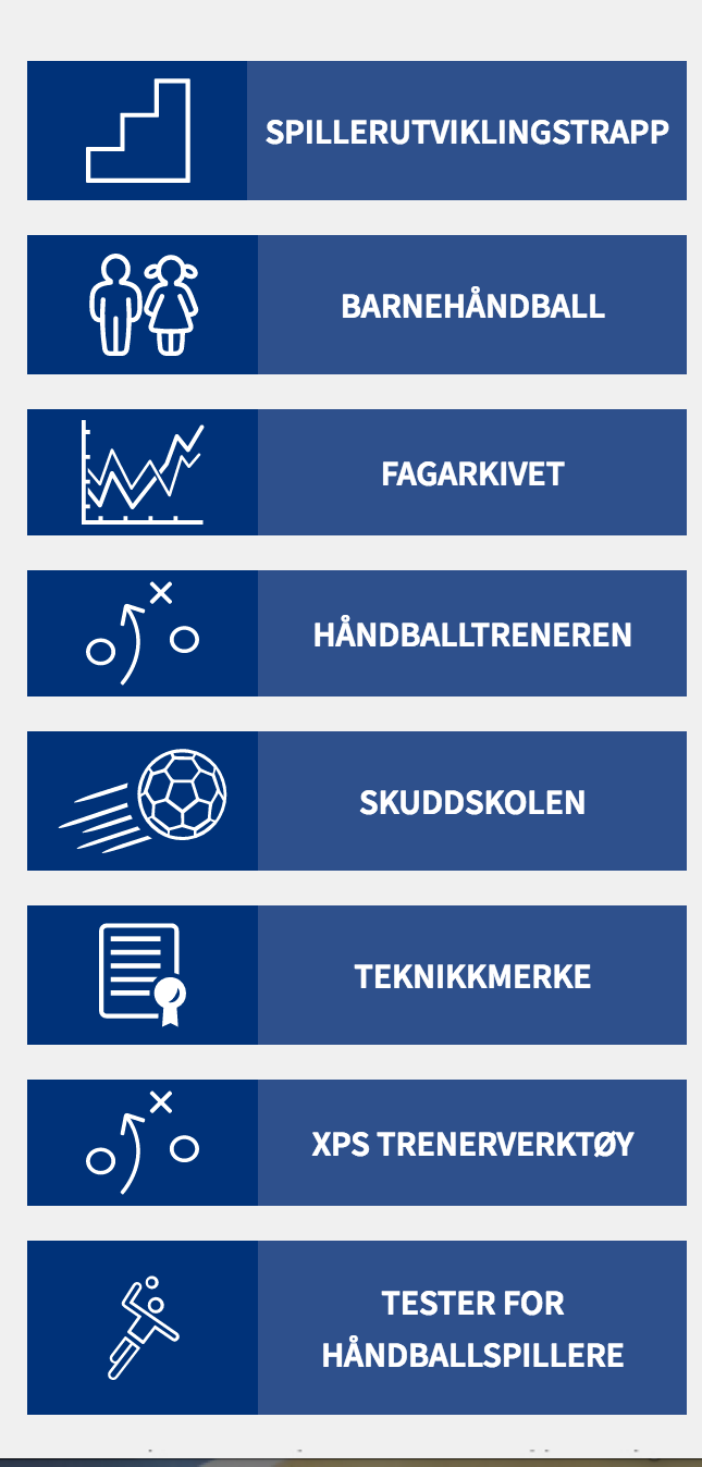 Verktøy i treningshverdagen Håndballtrening Spillerutviklingstrapp