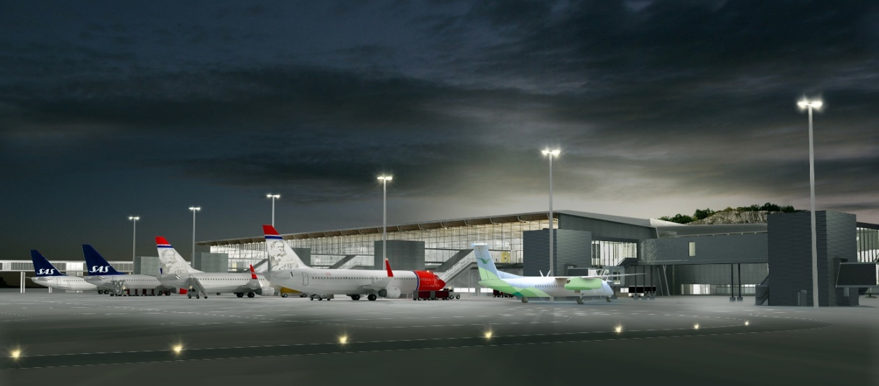 CASESTUDIE: T3 FLESLAND Operasjonsanalysen beskrevet i kapittel 4 ble gjennomført på LAB Entreprenør sin del av prosjektet T3 (terminal 3) på Bergen Lufthavn, Flesland.