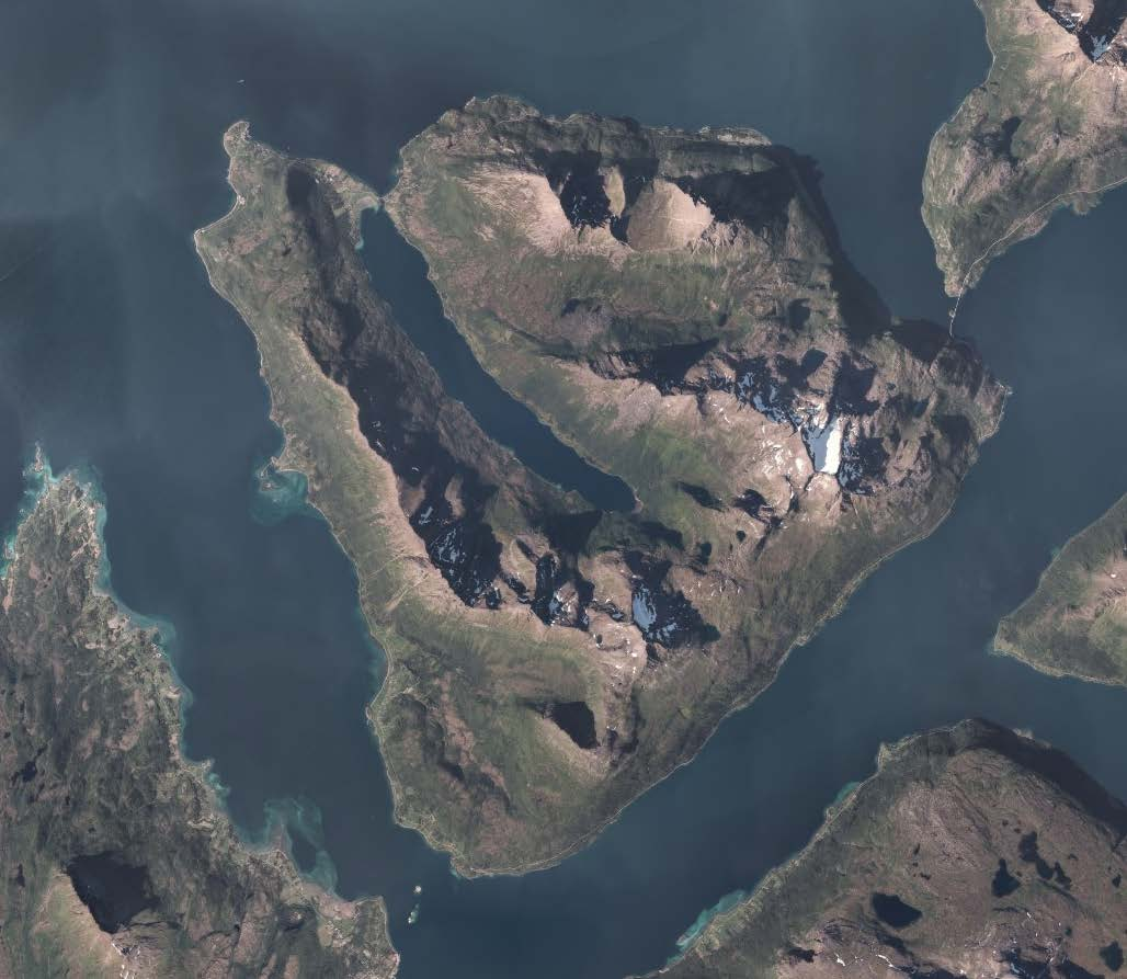 2.2 Utredningsområde 1:50000 I denne konteksten ser vi nærmere på Andørja. Engenes ligger i den nordøstlige delen av øya.