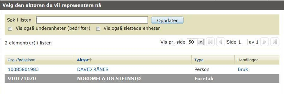 9.1.3 Hvordan finner jeg virksomhetsnummer (underenhet/bedrift) i Altinn? Når du er logget inn i Altinn, kan du finne virksomhetsnummeret til arbeidsgiveren du skal rapportere for.