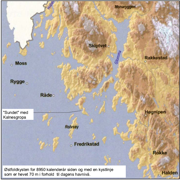 NATUR I ØSTFOLD 26(1-2) 2007 Utviklingen av landformene og løsmassene i og omkring Kalnesgropa Fig. 23.