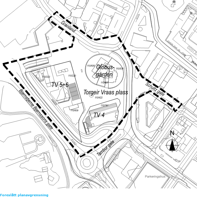 Torgeir Vraas plass Delområde 2d Knutepunktsutvikling Strømsø Tiltakshavere: Christensen Eiendom, Strømsø Torg Eiendom Størrelse på planområdet: ca 15 daa (TV 4-6 og Globusgården) Bakgrunn: Flere