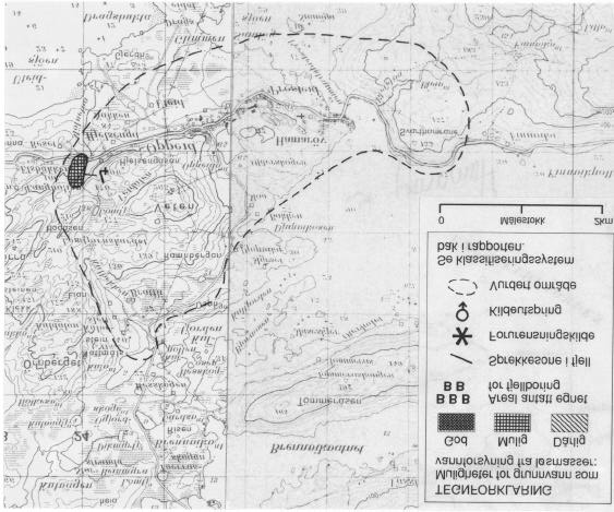 Fig. 3 Utsnitt av kartbladene 1231 II Ulsvåg og 1231 III Hamarøya