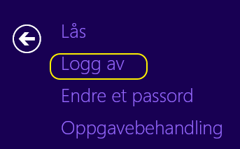 Logge ut av Isak, sikker sone og ditt skrivebord. Det er viktig å avslutte på rett måte når du er ferdig å jobbe i Isak og i sikker sone.