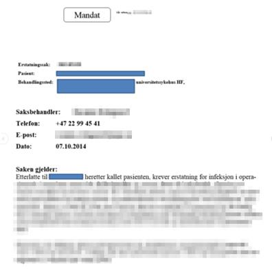 Brukerveiledning for Isak, eksterne sakkyndige. Norsk Pasientskadeerstatning. Mandater og tilleggsspørsmål Bildet over viser tekst som står til venstre i skjermbildet.