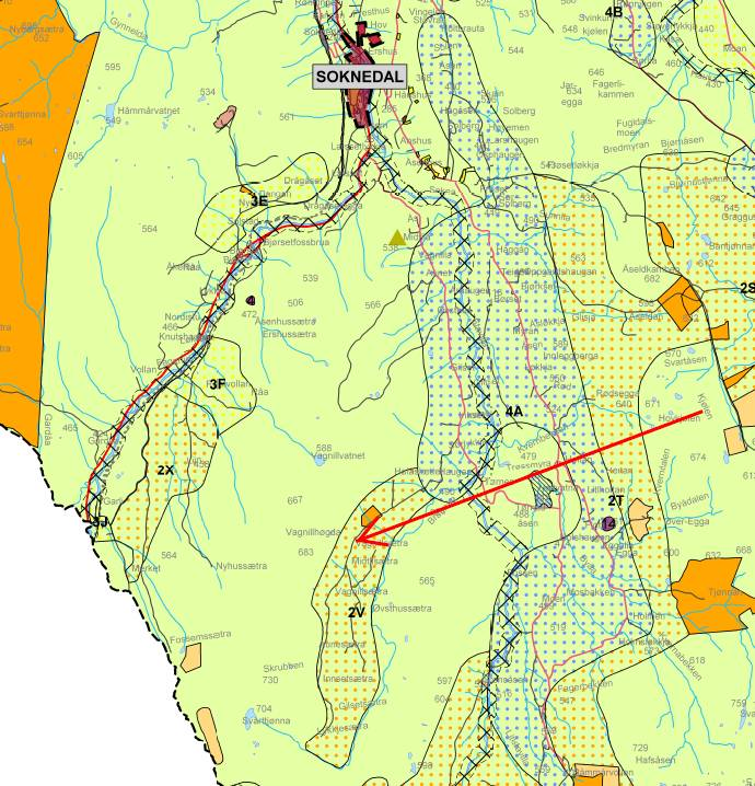 «Midtre Gauldal kommune innvilger søknaden av 11.11.2014, og samtykker i fradeling av ca. 1 daa boligtomt fra eiendommen Stavrum gbnr 136/1 som omsøkt i henhold til jordlovens 12.