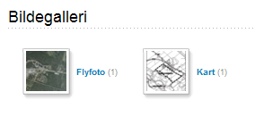 Bildegalleri Hjemmesidene har også et bildegalleri. Her kan man som registrert bruker legge inn egne bilder.