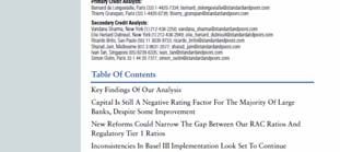 Standard & Poor s rangering av store internasjonale banker etter kapitalisering S&Ps RAC ratio per 2.