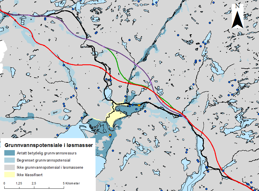 Kommunedelplan E39 Vigeland-Lyngdal vest. Fagrapport ingeniørgeologi 23 3.