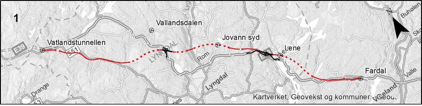 Kommunedelplan E39 Vigeland-Lyngdal vest. Fagrapport ingeniørgeologi 45 4.