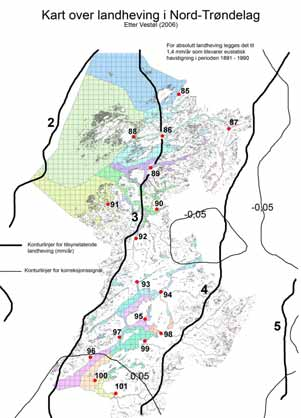 Oversikt/utredninger Estimater havnivåstigning 2007 : Havnivåstigning og stormflonivå : For alle kystkommuner : For 2050 og 2100 : Hvordan kommunisere