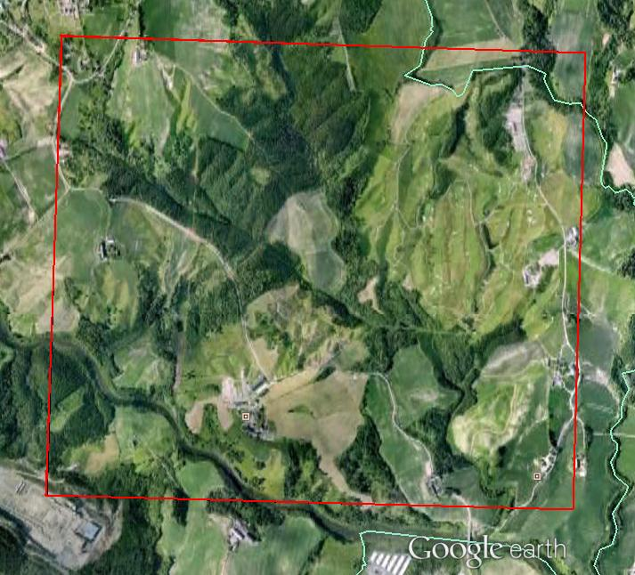 Figur 5 Bilde over området, Gjelleråsen i Nittedal [8]. 3.2 Planlegging av laserskanning Etter å ha fått en områdeavgrensning over det aktuelle området som skal skannes, legges en flyplan.