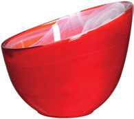 for konferanserommet Candy Skål, rød Glass. Candy er en fargeglad glasserie fra SEA Glasbruk. En fin presang som passer i de fleste hjem. Leveres i gaveeske Art.