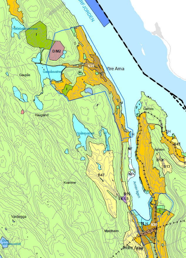 Byrådssak 1261 /13 Arna, Kvamsvegen 11, gnr 306 bnr 190 m.fl. Haugane næringsområde, Reguleringsplan Plan ID 62220000. Reguleringsplan med konsekvensutredning.