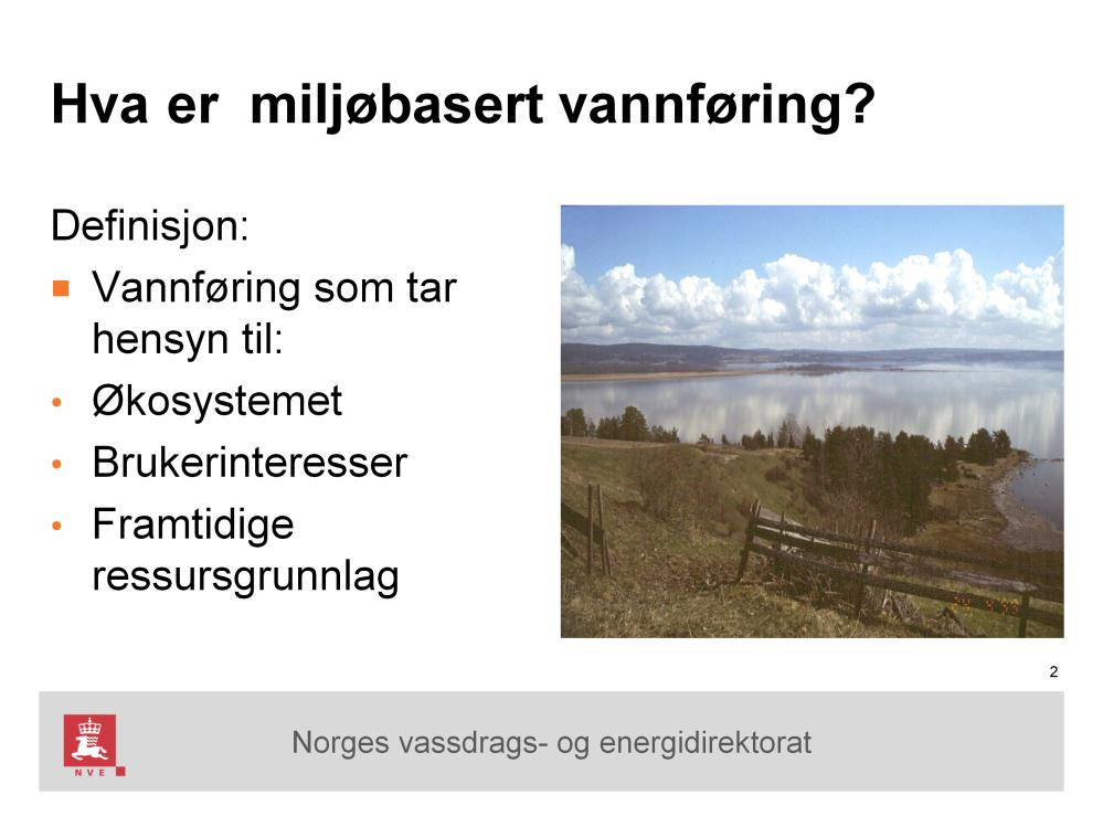 Bilde fra Øyeren. Mange brukerinteresser våtmark/ fugl, vernet som naturreservat, landbruk, kraftproduksjon.