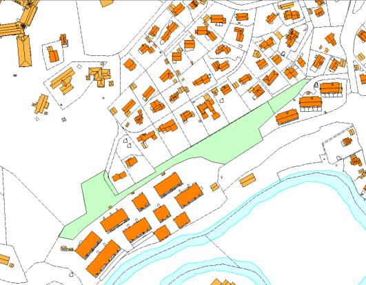 Vurdering: Området ligger som en grønn buffer mellom småhusbebyggelsen og blokkbebyggelsen inn mot Brynsveien og er en del av et større sammenhengende grønt område som strekker seg videre oppover mot