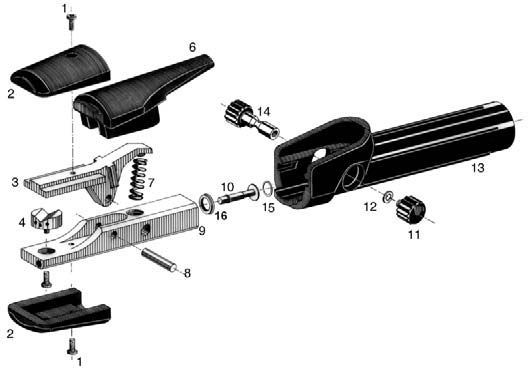 Rezni gorionik za žljebljenje Flair 600 i 1600 Flair 600 je rezni gorionik sa komprimiranim vazduhom za ugljene elektrode pravougaonog prečnika do maksimum 0 10 mm i 4x 15 mm.