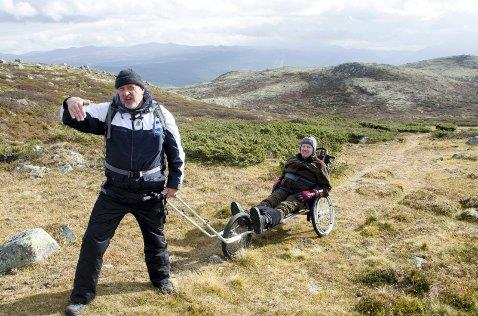 «Fjellgeit» er et annet tilbehør som gjør at man kan komme steder man ikke trodde var mulig å komme som funksjonshemmet TILPASSNINGSMULIGHETER Med seter fra sbr 24 >45, og et stort utvalg av