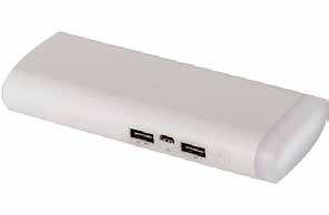 V/10 stk: 139,- V/50 stk: 122,- V/100 stk: 114,- V/250 stk: 105,- HEFEI 5260 Kraftig powerbank med 2 utganger og lykt. High capasity Lithium batteri og lysindikator som viser ladeprosessen.