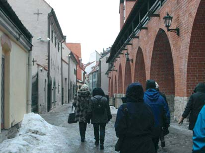 Dessuten gikk vi PV-en i Kaunas, før vi avsluttet med et besøk på Korshøiden, Litauens hellige sted som var et viktig symbolsted under kommunisttiden.