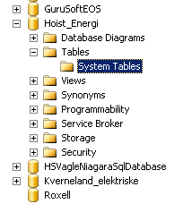 Side 13 av 7.2.4. Database struktur I sentraldbsd har hver leverandør egen mappe hvor data leses/ skrives. Leverandør har ansvar å følge en «mal» for SQL oppsett.