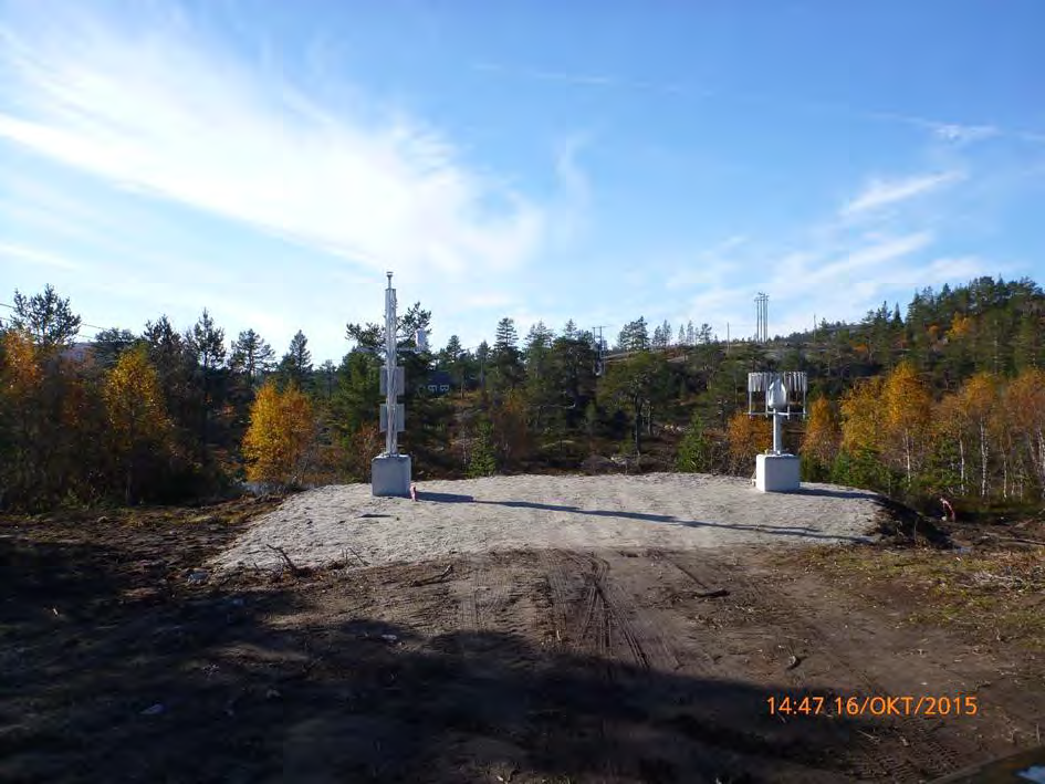 Eksisterende værstasjon på Solhom (Samme type som er tenkt bygget på Rosskrepp).