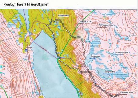 Søknaden Turstigruppa i Rindal IL har i flere år ryddet og merket turstier i sitt nærområde. De søker her om å merke stien som går fra Gråhaugen, forbi Kvennabekken og opp til Gardfjellet.