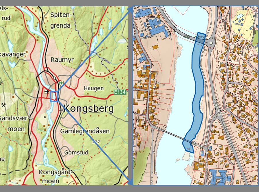 Metoder 6 2 Metoder Registreringer og kartlegging i elva ble utført av to personer i juli, der den ene var iført dykkerdrakt, snorkel og dykkemaske.