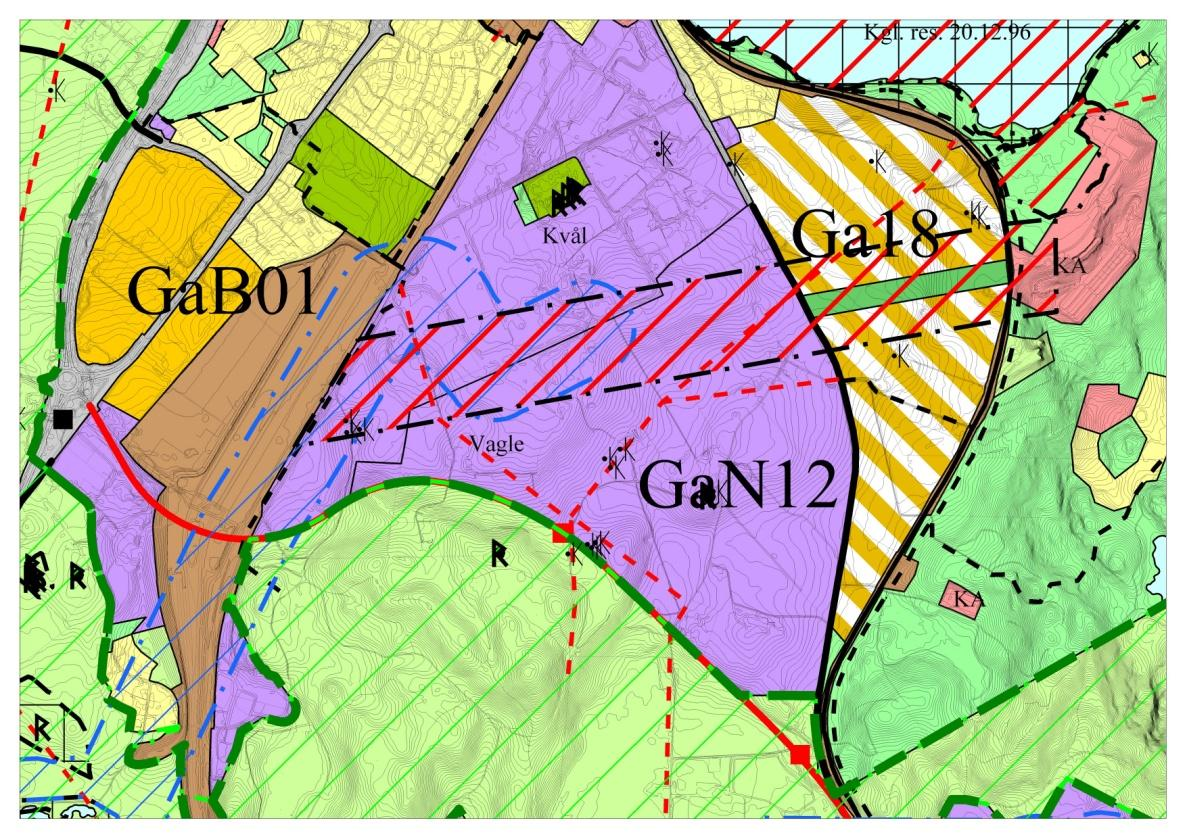 Stokkeland (Ga18) Formål -Bebyggelse og anlegg -Grønnstruktur