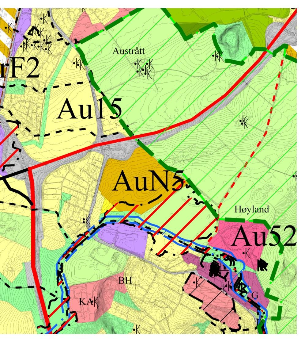 Austrått (Au15 erstatter AuN4) Formålsendring -Næring til bolig Kulturminner -Austrått (AuN5) Formålsendring