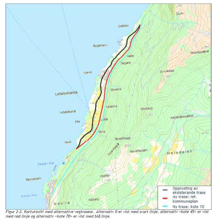 Side 3/5 Fylkesrådmannen, 03.01.2014 1 Bakgrunn Kvinnherad kommune har tatt initiativ til regulering av Fv 48 Løfallstrand. I brev datert 18.10.