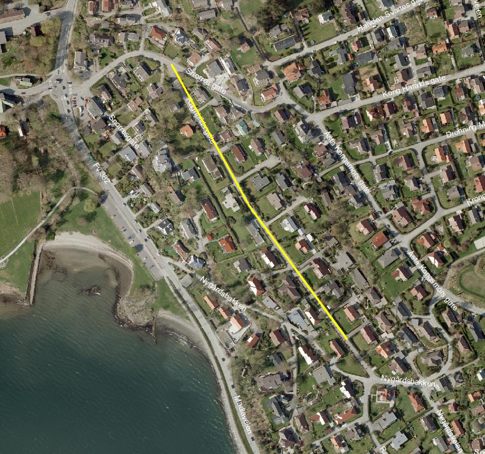 Prosjekt: 633121 Ragnhilds gate, sanering Eksisterende ledningsnett i Ragnhildsgate er i svært dårlig stand og saneres.
