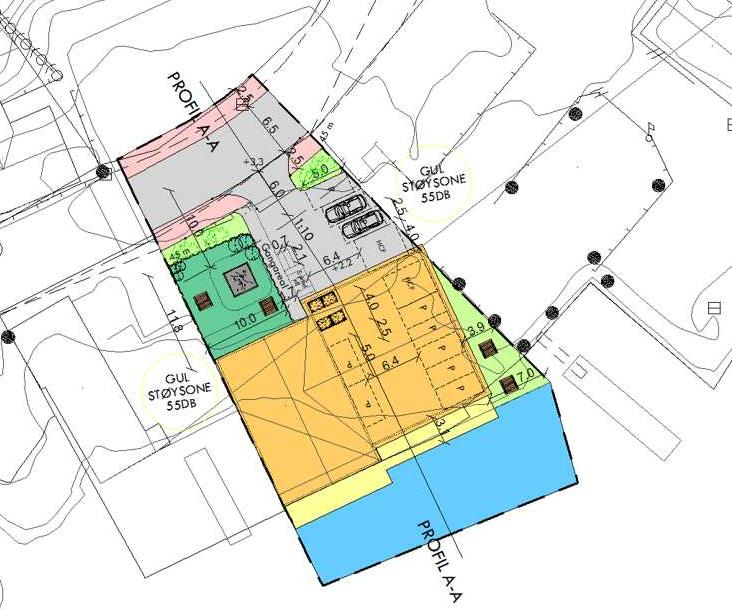 Figur 2. Situasjonsplan for de planlagte boligene. FV600 Stadyard FV622 FV617 Planlagte boliger Figur 3.